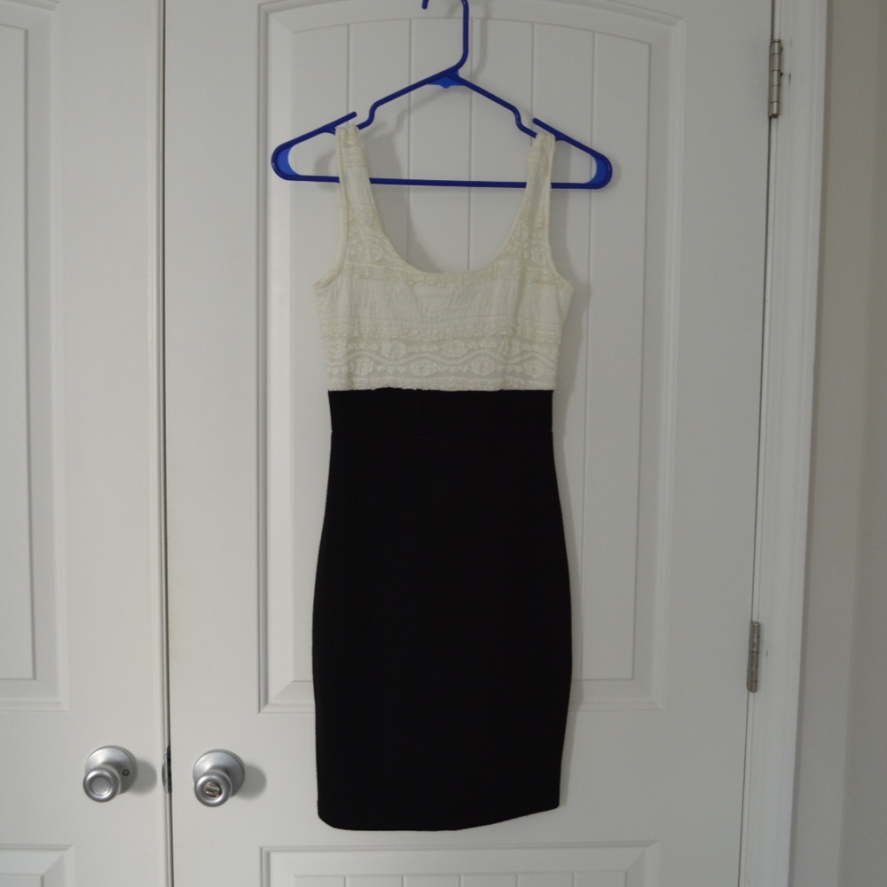Black and white dress